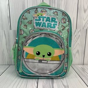 Disney Star Wars Grogu Baby Yoda 11 inch Backpack,